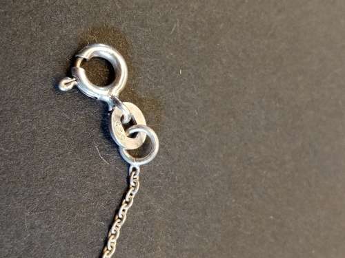 Sterling silver Eternity Bracelet 19cm
