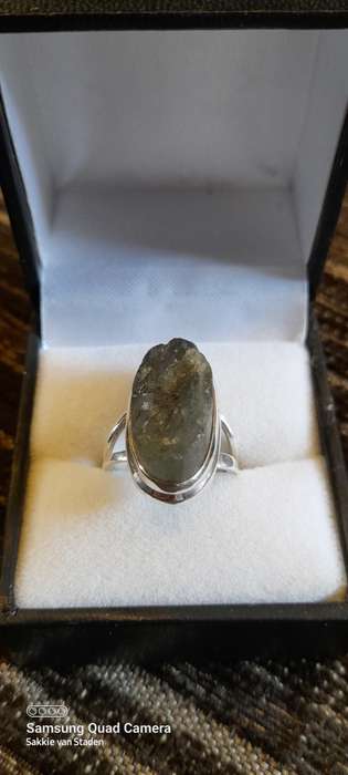 Sterling Silver ladies ring Size M No Box!
