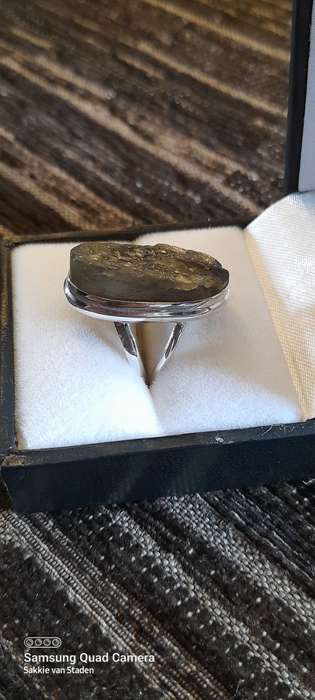 Sterling Silver ladies ring Size M No Box!