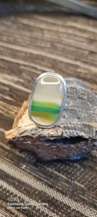 Sterling Silver ladies ring Size M.5 NO BOX!