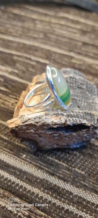Sterling Silver ladies ring Size M.5 NO BOX!