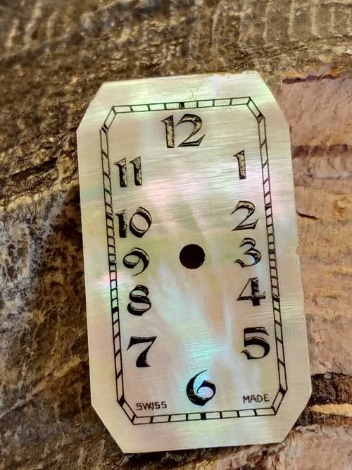 New old stock watch dials lenght: 24mm width: 14mm