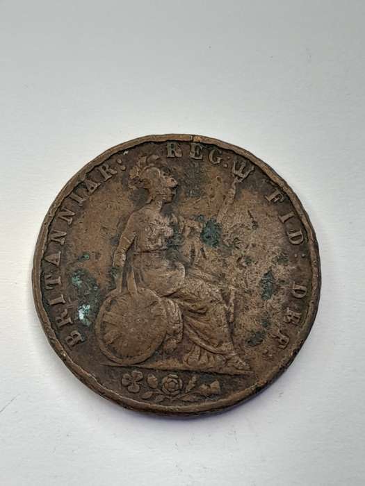 United Kingdom 1/2 penny 1844