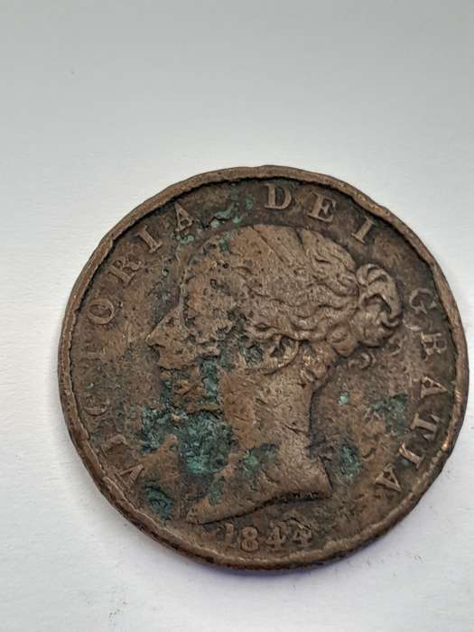 United Kingdom 1/2 penny 1844