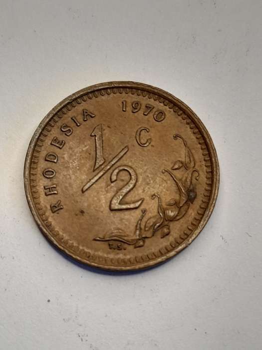 Rhodesia 1970 1/2 cent