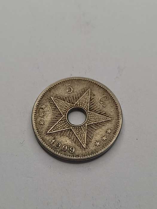 Belgian Congo 5 Centimes 1909