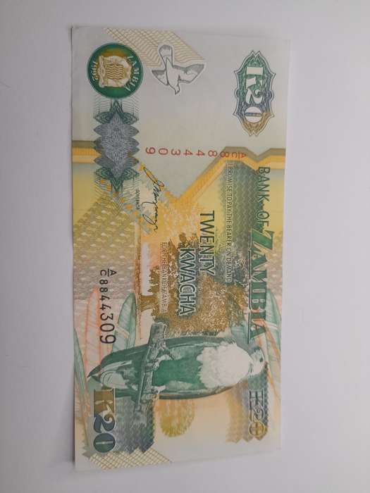 Zambia 1992 20 kwacha