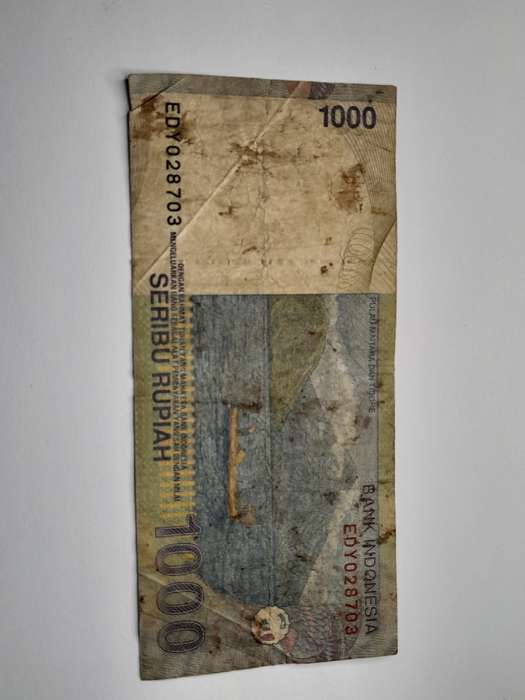 1000 Rupiah Indonesia 2000
