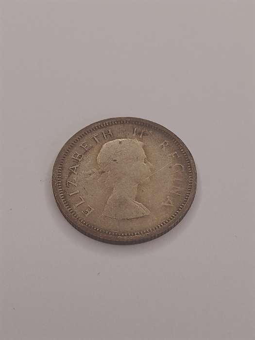 South Africa six pence 1960