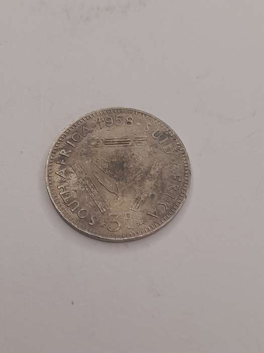 South Africa three pence 1958