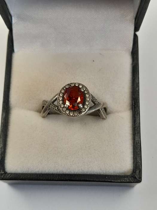 Sterling silver ladies ring Size: P.5 NO BOX