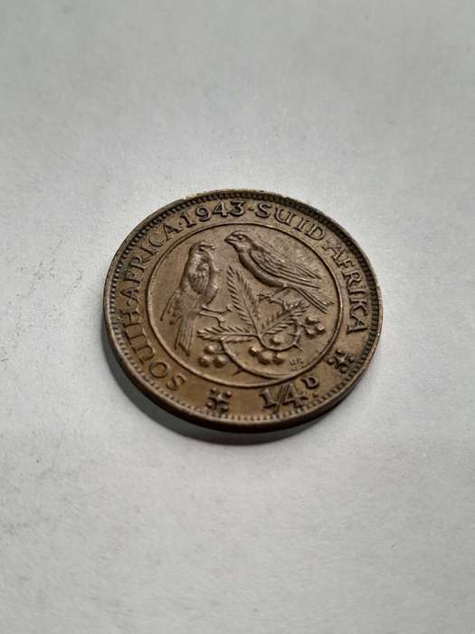 South Africa 1/4 penny 1943
