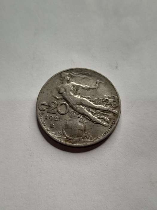 Italia 1921 20 centisimi
