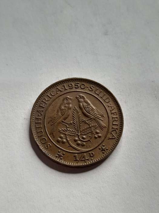 South Africa 1/4 penny 1950