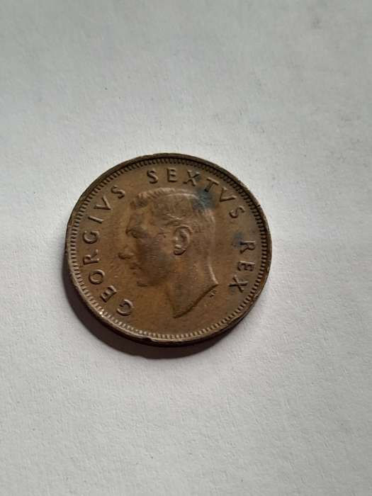 South Africa 1/4 penny 1950