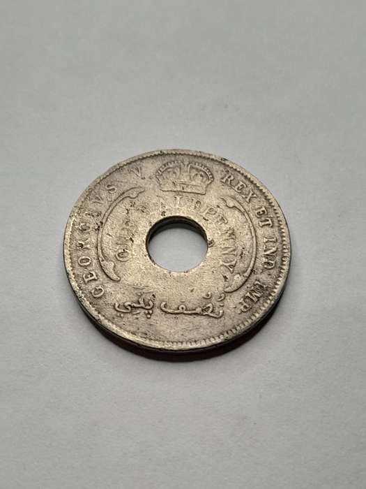 British West Africa 1/2 Penny 1919