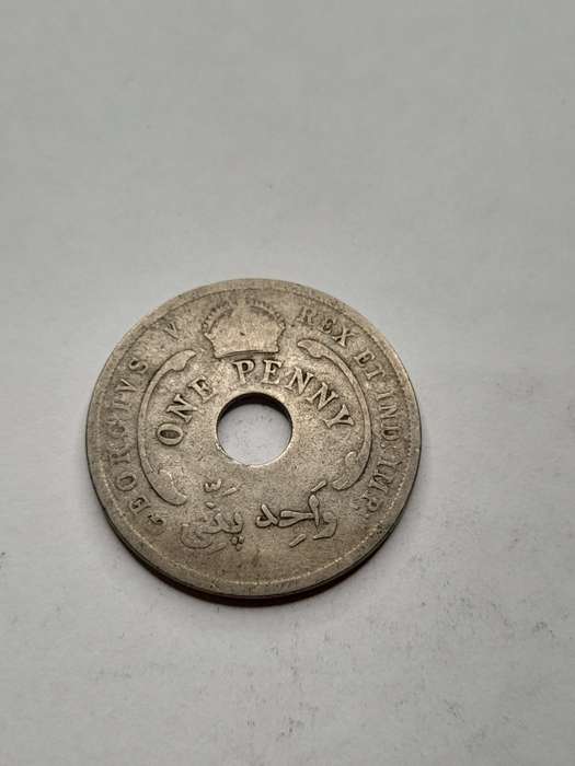 British West Africa one penny 1919
