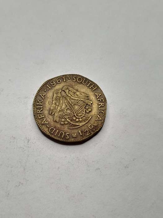 South Africa 1/2 cent 1961