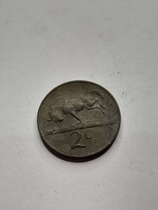 Suid- Afrika 1967 2 cents