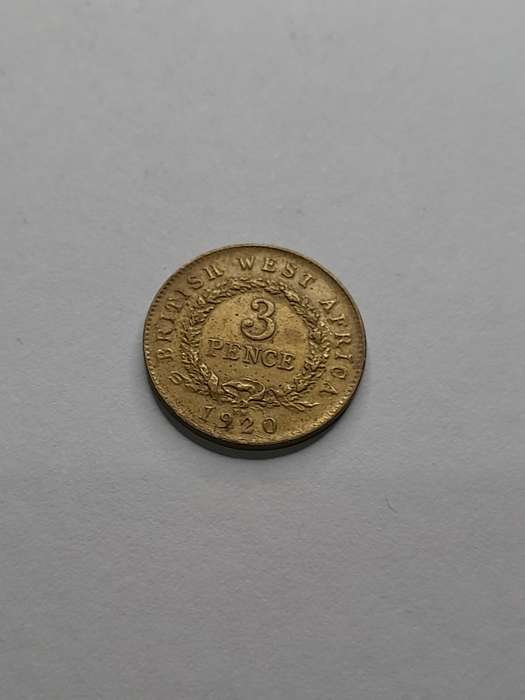 British West Africa 1920 three pence
