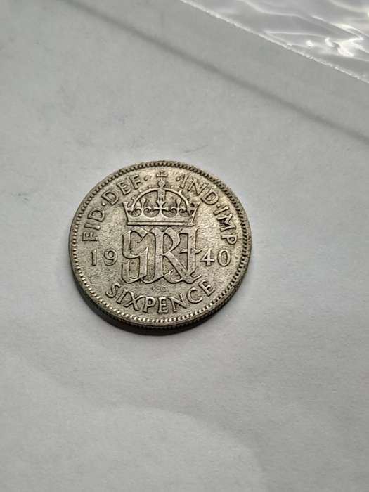 United Kingdom six pence 1940