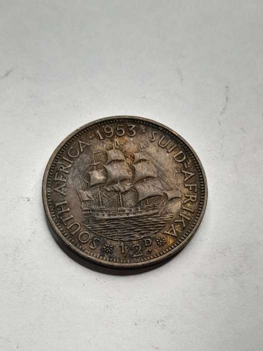 South Africa half penny 1959