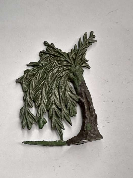 Lead vintage pieces tree farm diorama scene accessory