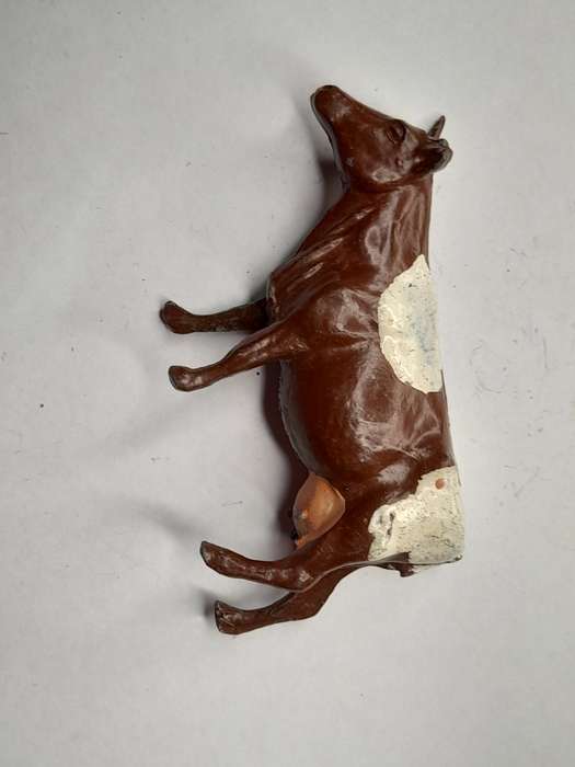 Vintage lead farm animals diorama scene accessory