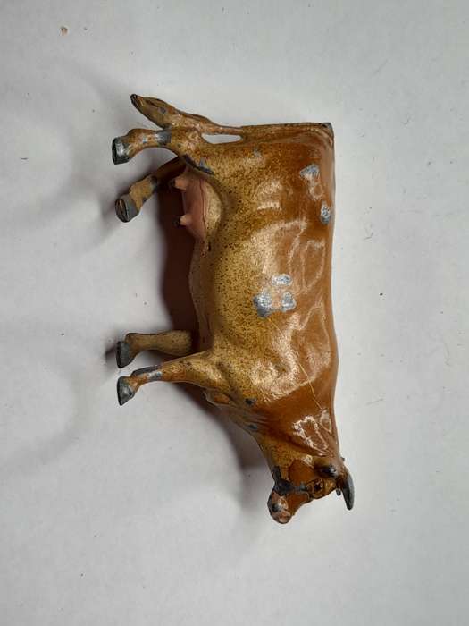 Vintage lead farm animals diorama scene accessory