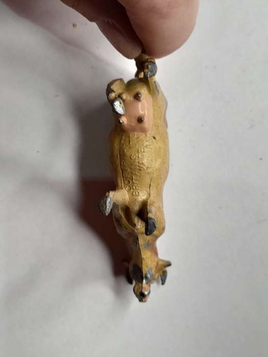 Vintage lead farm animals diorama scene accessory