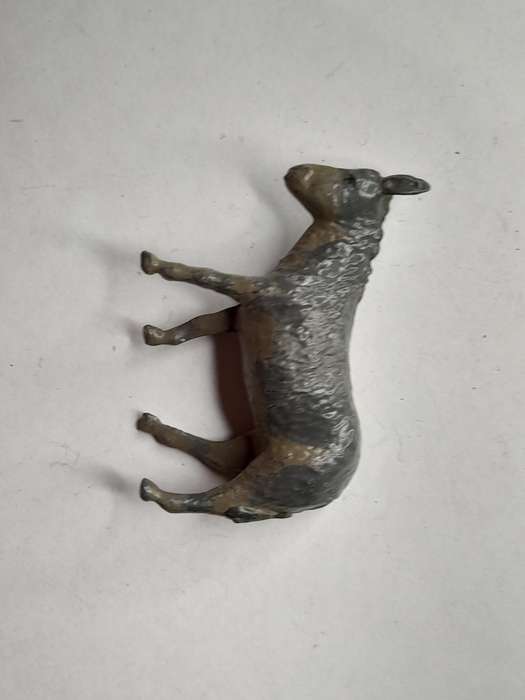 Vintage lead farm animals diorama scene accessory