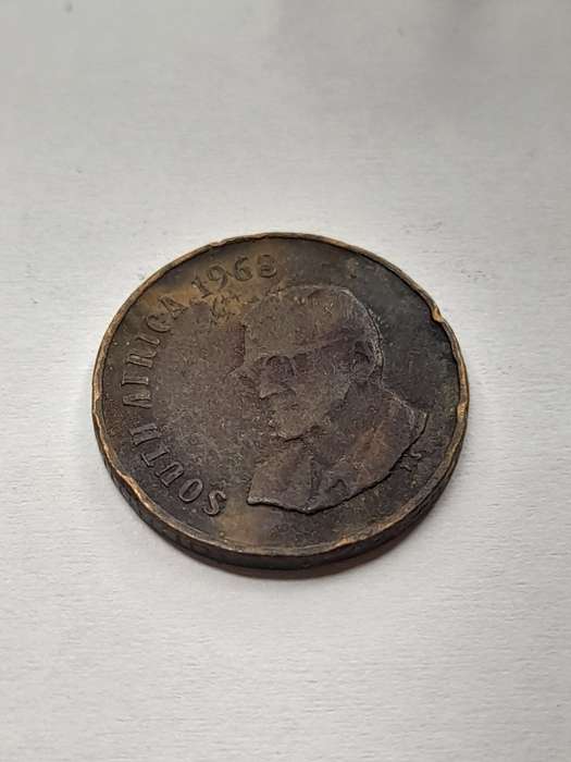 South Africa one cent 1968
