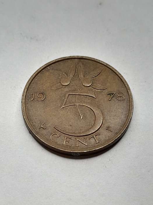 Netherlands 1978 5 cents