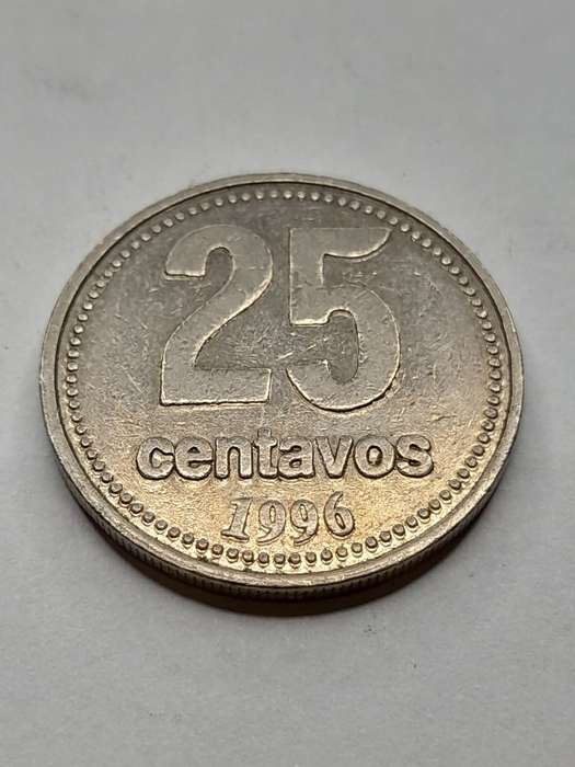 Argentina 25 centavos 1996
