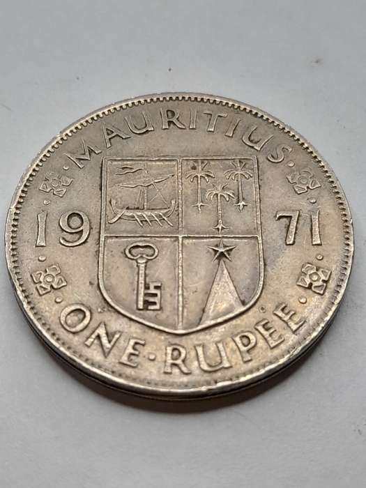 Mauritius One Rupee 1971