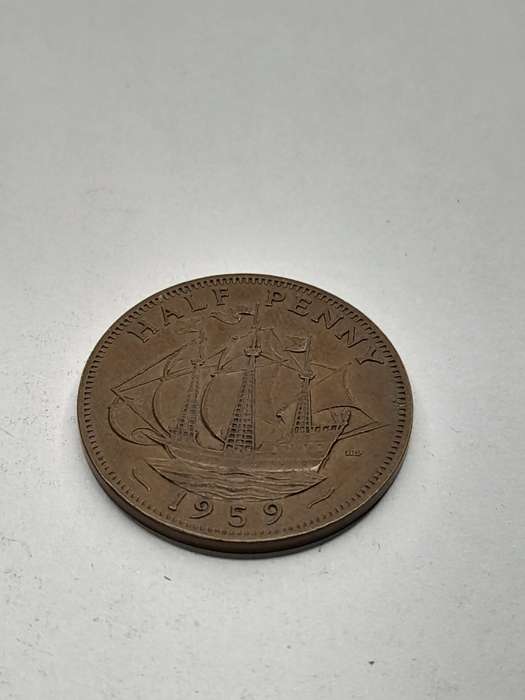 United Kingdom half penny 1959