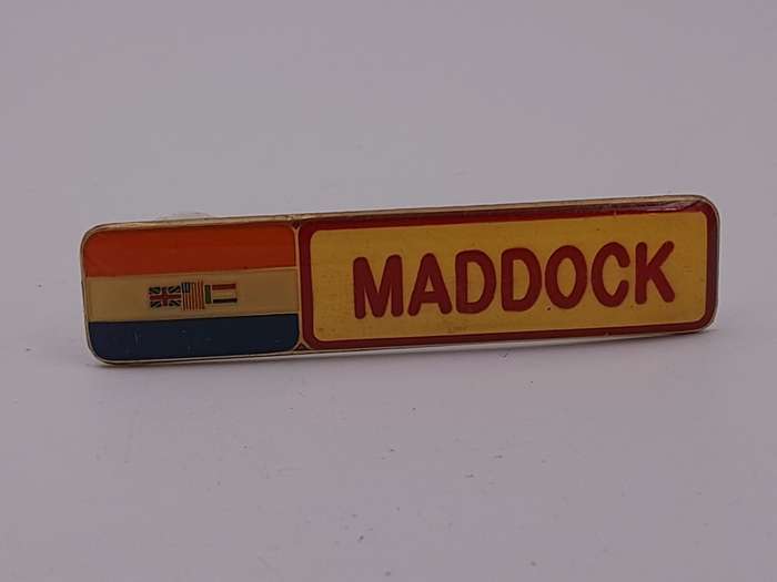 Boere war name badge