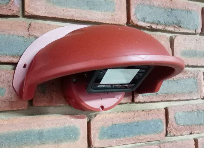 Universal Weather Resistant Cover for CCTV Cameras and Lighting Fixtures