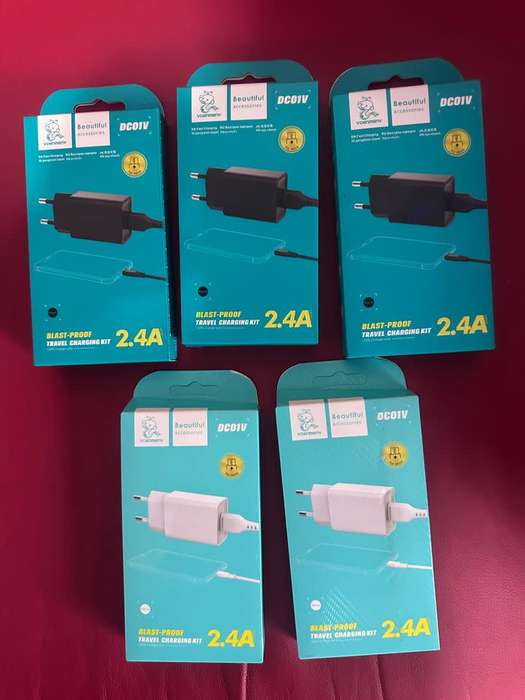 Denmen DC01V 2.4A Blast-Proof Travel Charging Kit, Adapter & Cable For Micro