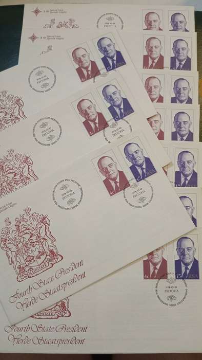 RSA x 10-1978 FDC 3.10 FOURTH STATE PRESIDENT(1 BID FOR ALL)