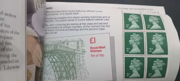 Great Britain Boocklet 3£ Story of  with stamps and story of Wedgwood
