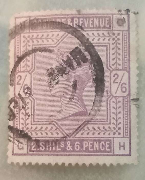 GB QV 1883 2s6d lilac (GH) SG 178 High CV
