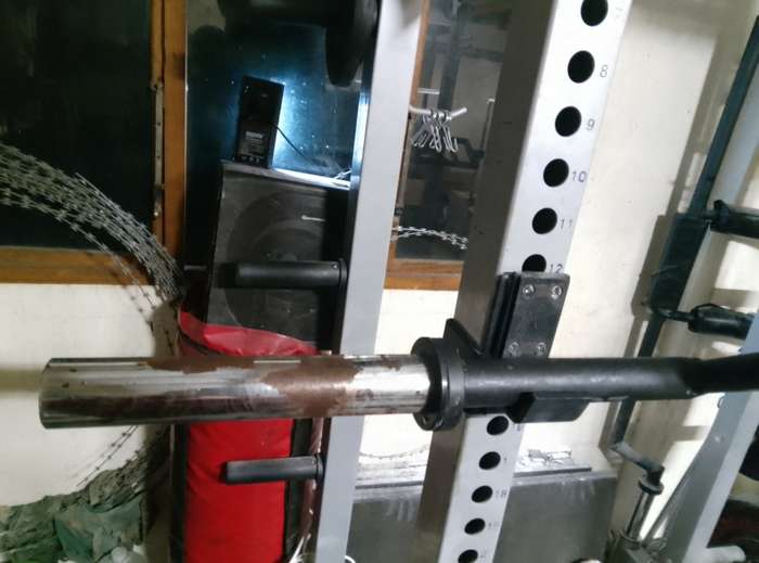 Heavy Duty Swiss bar zest fitness 15kg, 360kg(800lb) max weight rated for 50mm Olympic plates