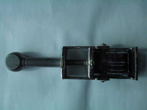Vintage Metal Ink Price Stamp (Made in Austria)