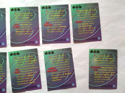1995 Fleer Ultra Batman Forever Chase Cards - Lot