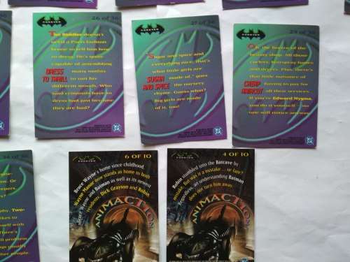 1995 Fleer Ultra Batman Forever Chase Cards - Lot