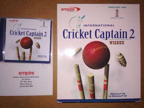 Classic Cricket Captain 2 PC-CD Game Big Box