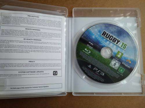 PS3 Rugby 15  Tested and working