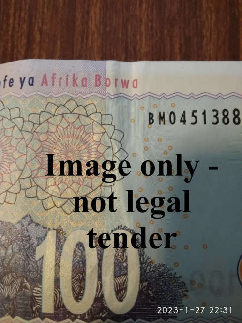 South Africa RSA R100 Note Mboweni Series v2