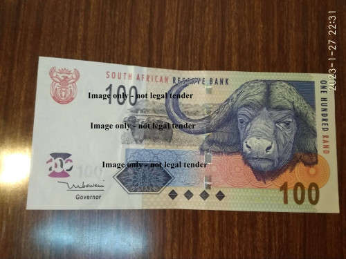 South Africa RSA R100 Note Mboweni Series v2